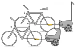 Weber B Attelage Avec Support -Magasin De Vélos EH Kupplung Hebie Standersystem KU 02 000 12 04