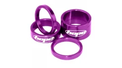 Hope Space Doctor Aluminium Bague D'espacement 1 1/8" Anodisé (2x5, 1x10, 1x20mm) -Magasin De Vélos VOZ HoSPD li il